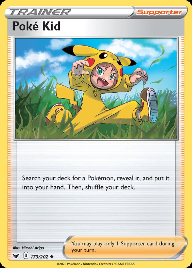 Poké Kid - Sword & Shield (Uncommon) [SSH-173] Immagine principale del prodotto