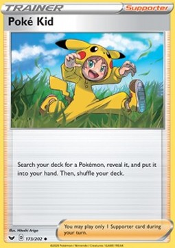 Poké Kid - Sword & Shield (Uncommon) [SSH-173] Hover Image