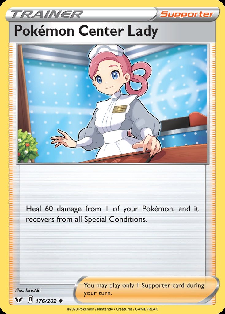 Pokémon Center Lady - Sword & Shield (Uncommon) [SSH-176] Immagine principale del prodotto