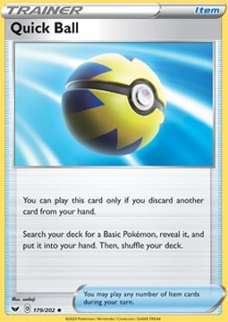 Quick Ball - Sword & Shield (Uncommon) [SSH-179] Main image