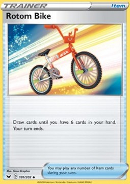 Rotom Bike - Sword & Shield (Uncommon) [SSH-181] Hover Image