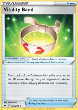 Vitality Band - Sword & Shield (Uncommon) [SSH-185] Hover Image