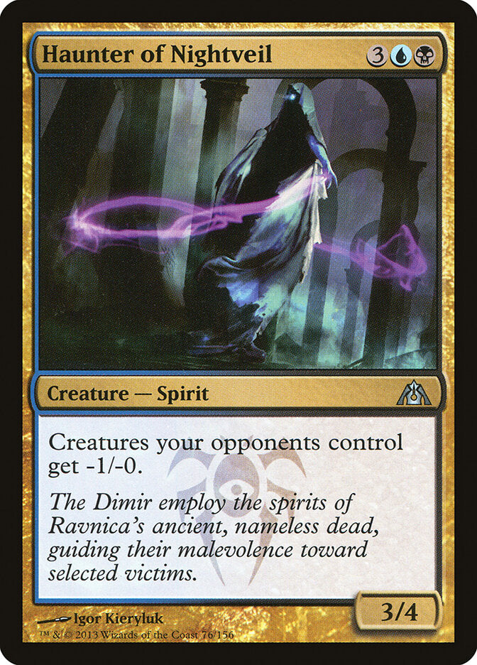 Haunter of Nightveil - Dragon's Maze (Uncommon) [DGM-76]