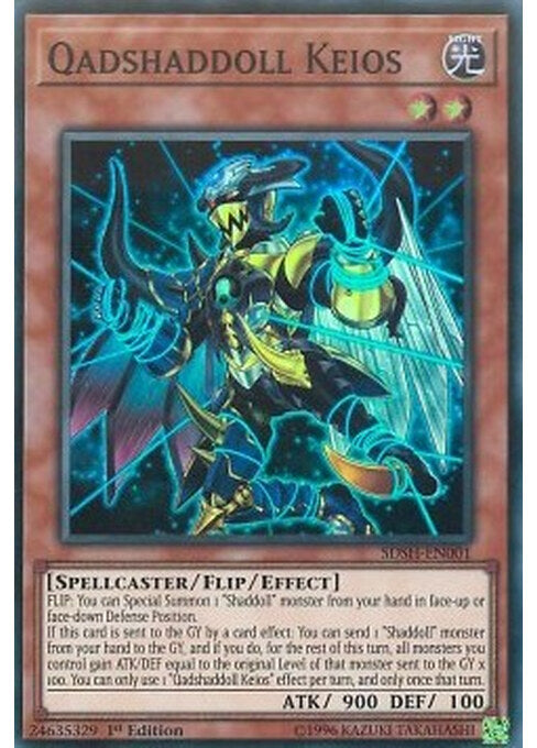 Qadshaddoll Keios — Structure Deck: Shaddoll Showdown (SDSH-001) Yu-Gi-Oh! card Main image