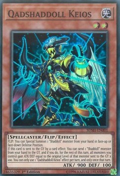 Qadshaddoll Keios - Structure Deck: Shaddoll Showdown (Super Rare) [SDSH-001] Hover Image