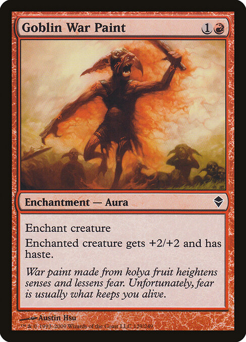 Goblin War Paint – Zendikar (ZEN-129) Magic: The Gathering card