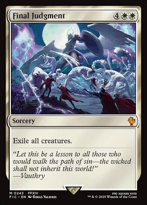 Final Judgment – Final Fantasy Commander (FIC-243) Magic: The Gathering card | LC-REM-20260804-15339560370508-438a7db0-8005-46ac-8dd1-e7e364fd2ba7 Hoofdafbeelding