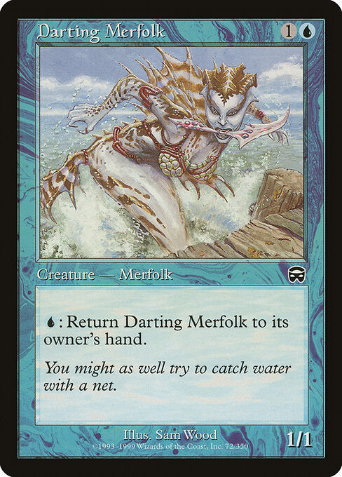 Darting Merfolk – Mercadian Masques (MMQ-72) Magic: The Gathering card | LC-REM-20260804-15526085296460-438e15f7-59bb-4047-af1f-ef92cc1866b8 Hoofdafbeelding