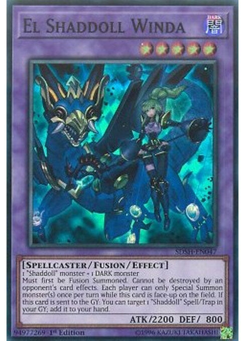 El Shaddoll Winda — Structure Deck: Shaddoll Showdown (SDSH-047) Yu-Gi-Oh! card Main image