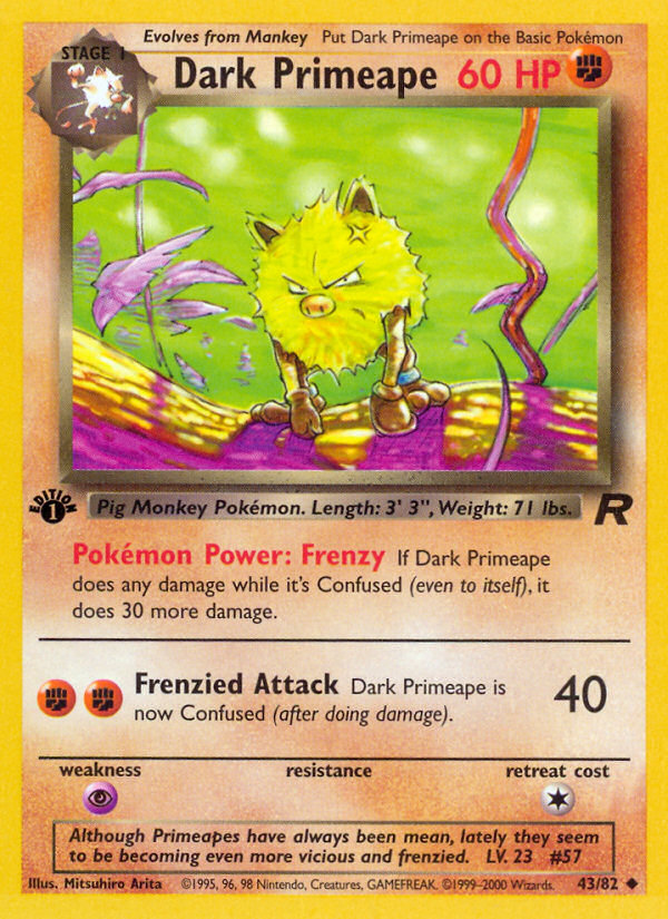 Dark Primeape – Team Rocket 43 – Pokémon TCG single card Image principale du produit