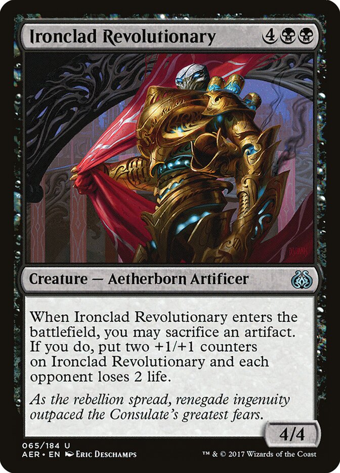 Ironclad Revolutionary - Aether Revolt (Uncommon) [AER-65] Imagen principal del producto