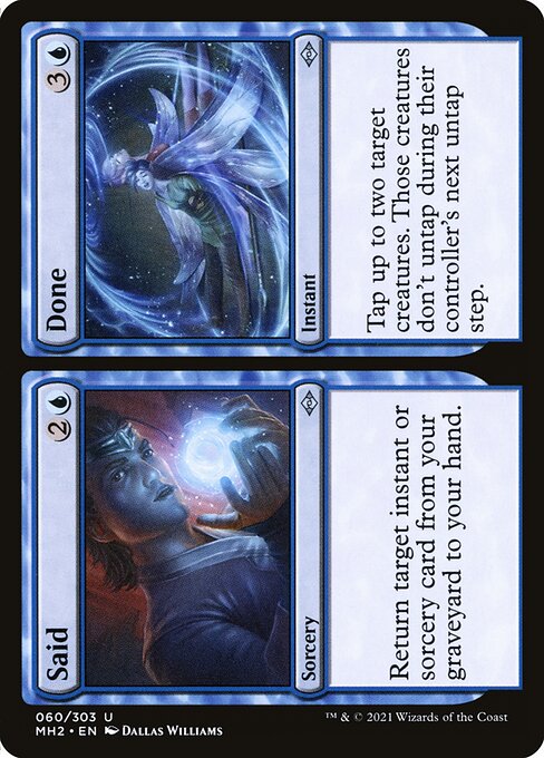 Said // Done – Modern Horizons 2 (MH2-60) Magic: The Gathering card