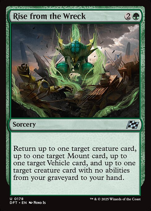 Rise from the Wreck – Aetherdrift (DFT-178) Magic: The Gathering card
