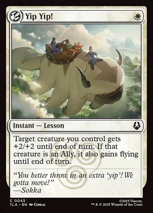 Yip Yip! – Avatar: The Last Airbender (TLA-43) Magic: The Gathering card | LC-REM-20260804-15573202633036-43f4b10e-165b-4100-82f3-728e1b0c78ed