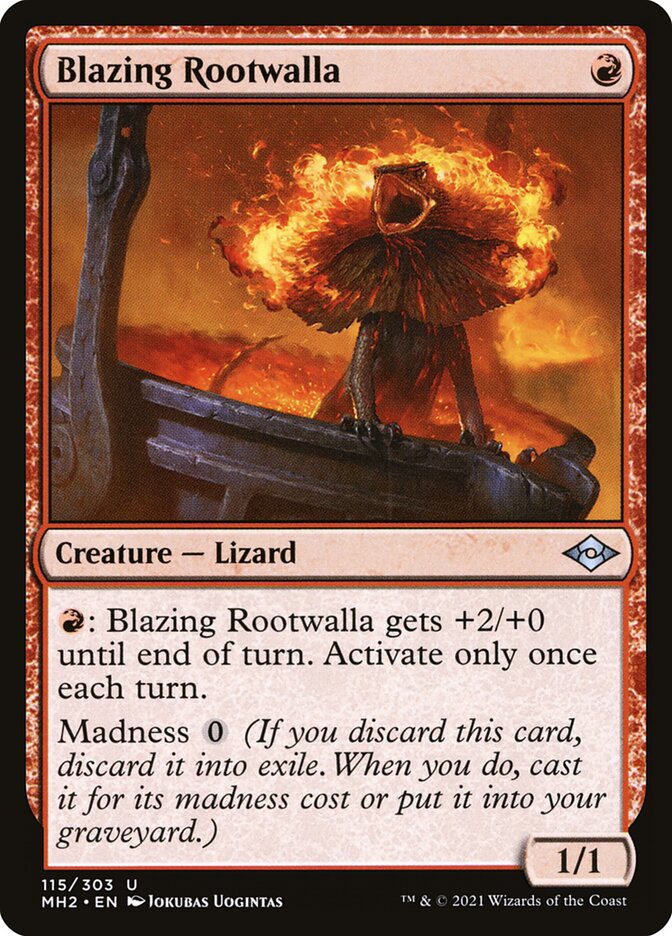 Blazing Rootwalla - Modern Horizons 2 (Uncommon) [MH2-115]