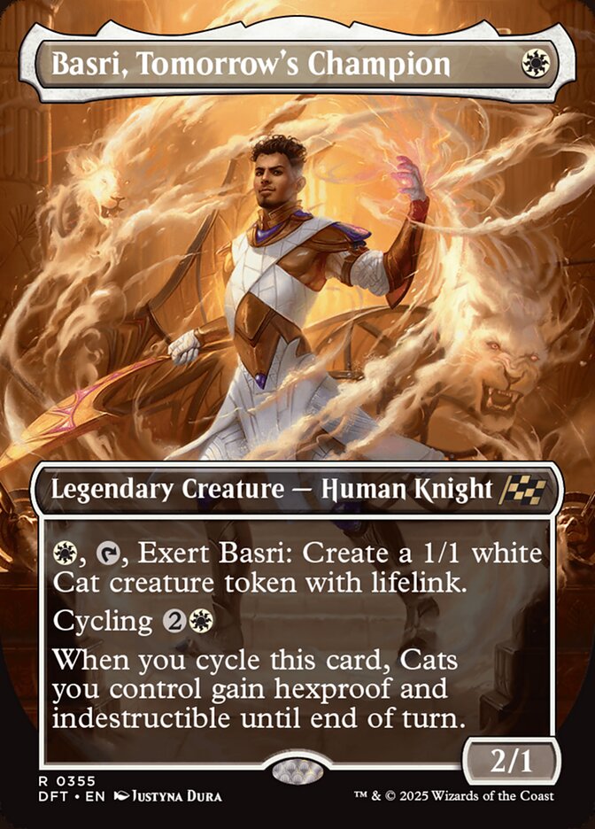Magic-kaart Basri, Tomorrow's Champion DFT-355 uit Aetherdrift (Rare)