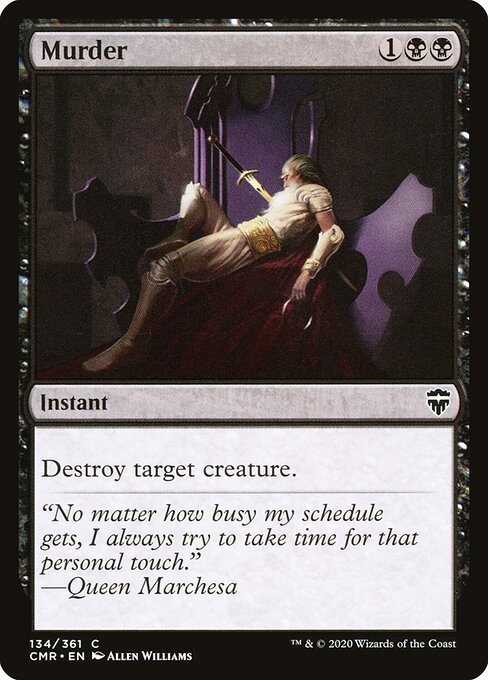 Murder – Commander Legends (CMR-134) Magic: The Gathering card