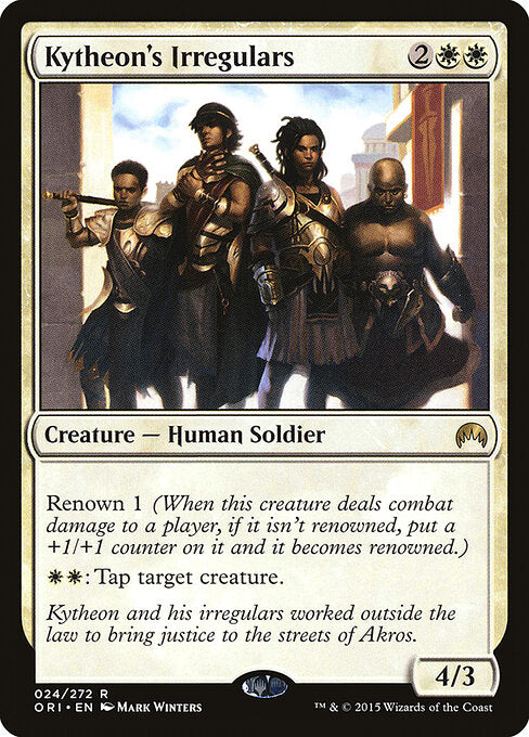 Kytheon's Irregulars – Magic Origins (ORI-24) Magic: The Gathering card Imagen principal del producto