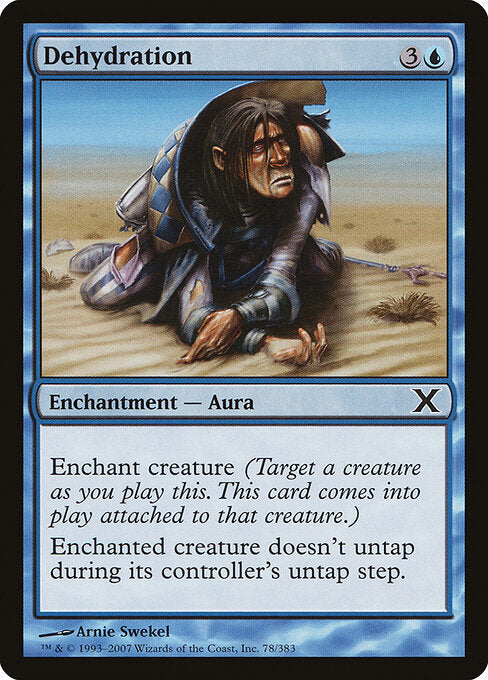Dehydration – Tenth Edition (10E-78) Magic: The Gathering card