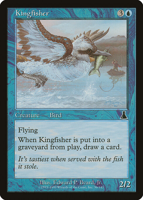 Kingfisher – Urza's Destiny (UDS-36) Magic: The Gathering card Imagen principal del producto