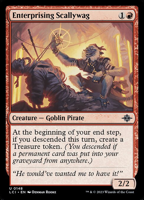 Enterprising Scallywag – The Lost Caverns of Ixalan (LCI-148) Magic: The Gathering card