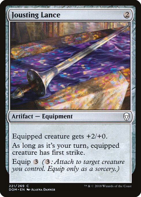 Jousting Lance – Dominaria (DOM-221) Magic: The Gathering card