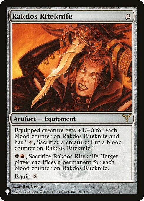 Rakdos Riteknife – The List (PLST-DIS-164) Magic: The Gathering card | LC-REM-20260804-15151882305868-446d75e4-6927-4b6b-9c4e-29459d0b23ef Main image