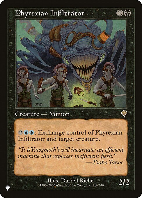 Phyrexian Infiltrator – The List (PLST-INV-116) Magic: The Gathering card | LC-REM-20260804-15151536210252-446f32e8-5cae-4c2e-8321-90f550dbbc8b