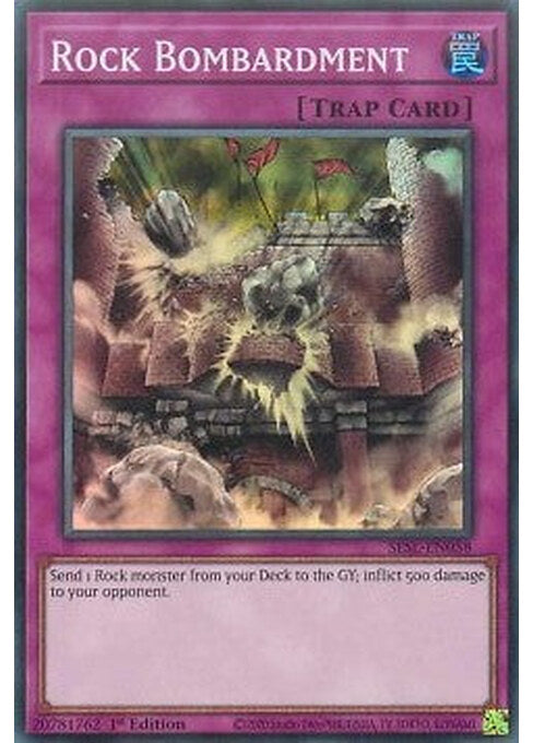 Rock Bombardment — Secret Slayers (SESL-058) Yu-Gi-Oh! card Immagine principale del prodotto