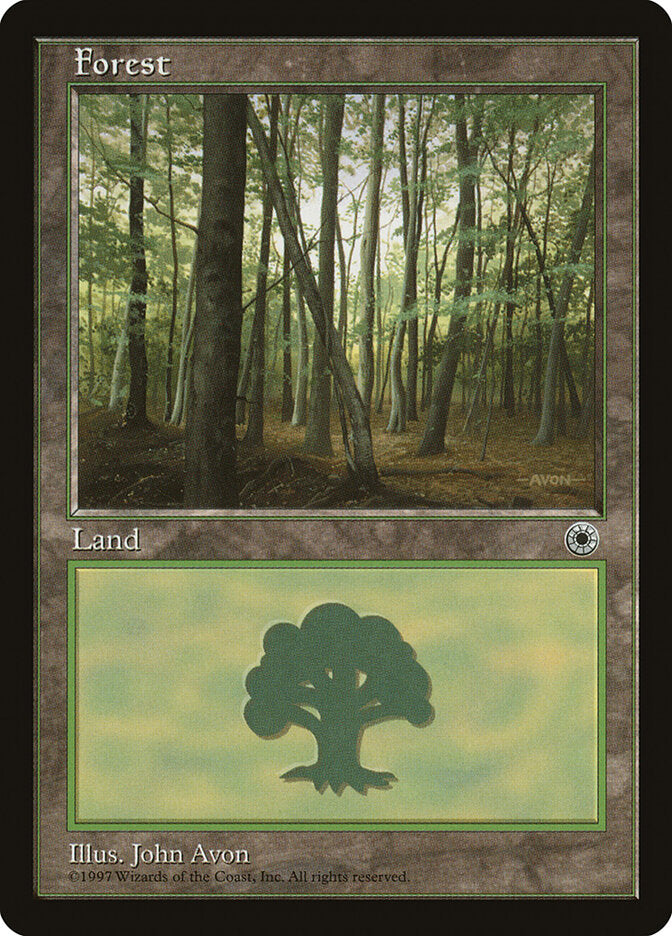 Magic-kaart Forest POR-213 uit Portal (Land)