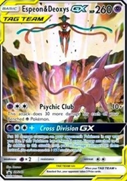 Espeon & Deoxys GX - SM Black Star Promos (Promo) [SM-240] Main image