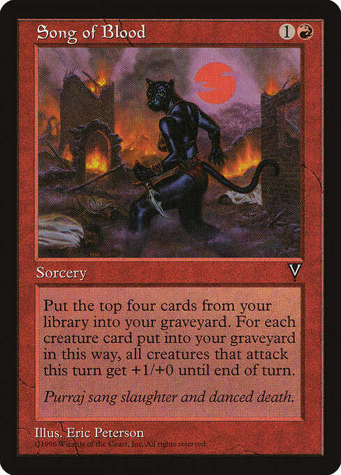 Song of Blood – Visions (VIS-94) Magic: The Gathering card | LC-REM-20260804-15846242419020-4497a1d7-6604-4f2d-9484-1f1d77a6228f