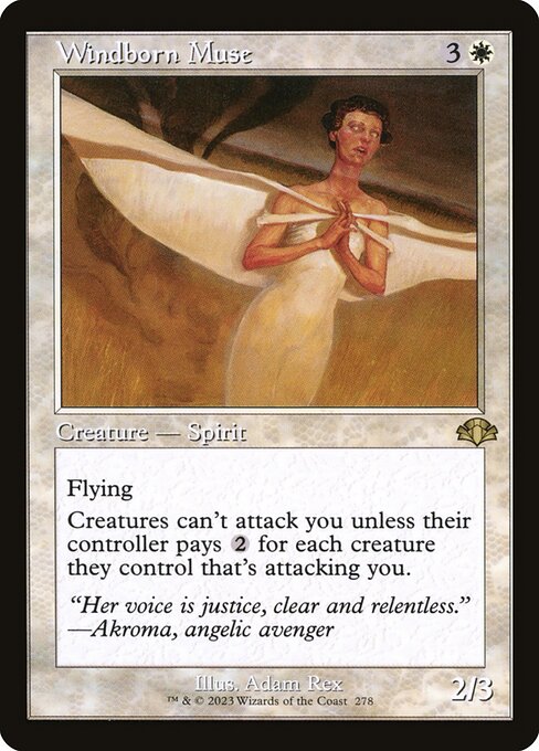 Windborn Muse – Dominaria Remastered (DMR-278) Magic: The Gathering card | LC-REM-20260804-15150861353292-44c1649d-85c9-4f69-8850-2e4df6f8fc9c