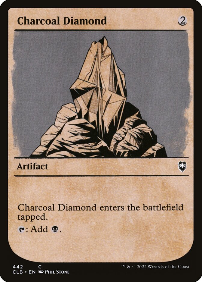 Magic-kaart Charcoal Diamond CLB-442 uit Commander Legends: Battle for Baldur's Gate (Common)