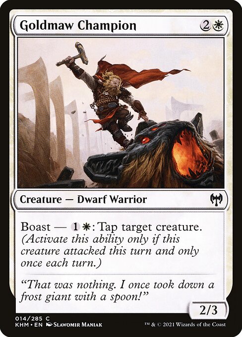 Goldmaw Champion – Kaldheim (KHM-14) Magic: The Gathering card