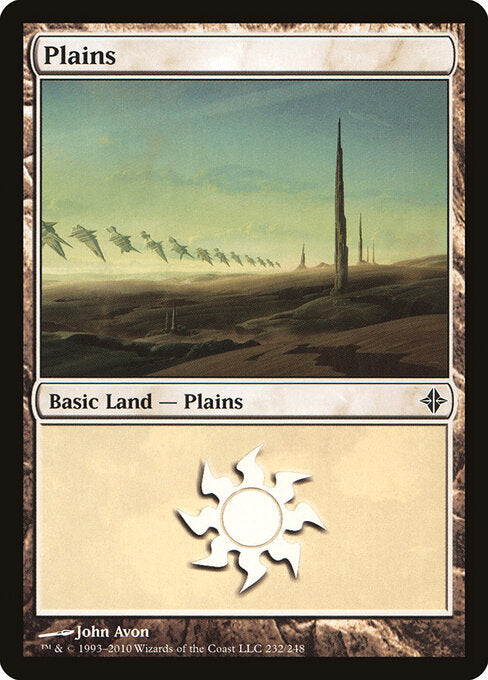 Plains – Rise of the Eldrazi (ROE-232) Magic: The Gathering card Hauptbild