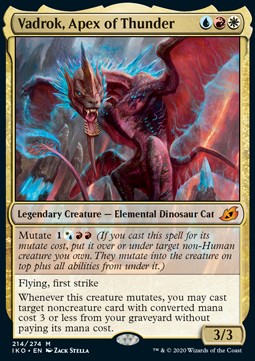 Vadrok, Apex of Thunder - Ikoria: Lair of Behemoths (Mythic) [IKO-214] Hoofdafbeelding
