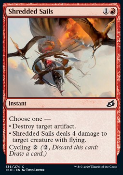 Shredded Sails - Ikoria: Lair of Behemoths (Common) [IKO-136] Hover Image