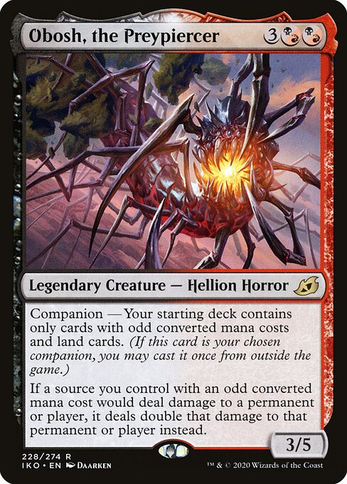 Obosh, the Preypiercer – Ikoria: Lair of Behemoths (IKO-228) Magic: The Gathering card