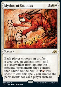 Mythos of Snapdax - Ikoria: Lair of Behemoths (Rare) [IKO-24] Hoofdafbeelding