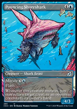 Pouncing Shoreshark - Ikoria: Lair of Behemoths: Extras (Uncommon) [XIKO-285] Hoofdafbeelding
