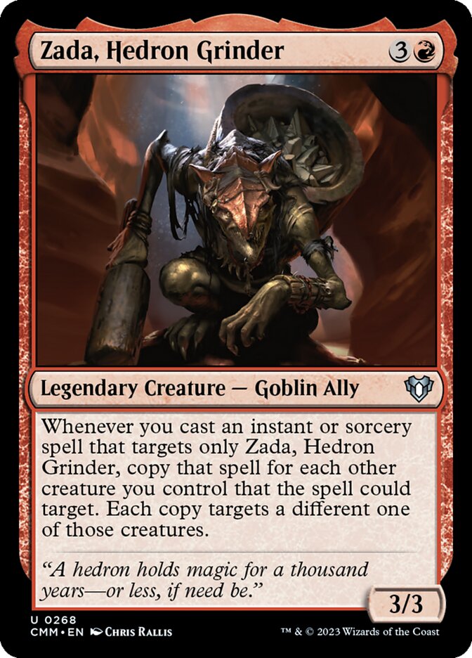 Zada, Hedron Grinder - Commander Masters (Uncommon) [CMM-268] Immagine principale del prodotto