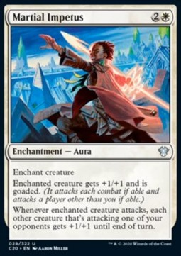 Martial Impetus - Commander: Ikoria (Uncommon) [C20-28] Immagine principale del prodotto