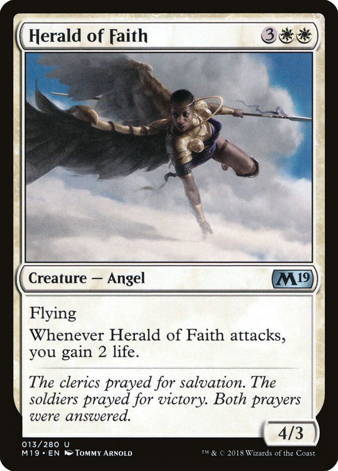 Herald of Faith - Core 2019 (Uncommon) [M19-13]