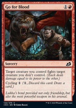 Go for Blood - Ikoria: Lair of Behemoths (Common) [IKO-122] Hover Image