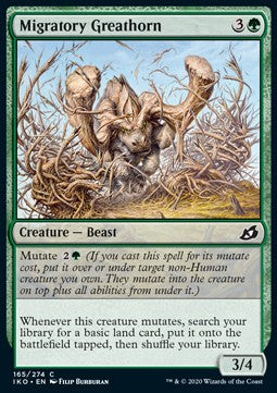 Migratory Greathorn - Ikoria: Lair of Behemoths (Common) [IKO-165] Hover Image