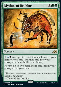 Mythos of Brokkos - Ikoria: Lair of Behemoths (Rare) [IKO-168] Hover Image