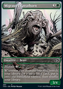 Migratory Greathorn - Ikoria: Lair of Behemoths: Extras (Common) [XIKO-297] Hoofdafbeelding