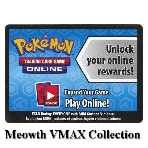Online Code Card (Meowth VMAX Special Collection) - Pokémon Products (Online Code Card)