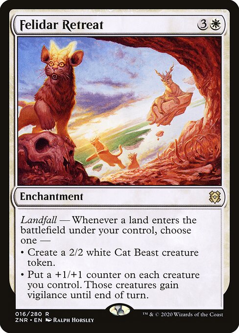 Felidar Retreat – Zendikar Rising (ZNR-16) Magic: The Gathering card